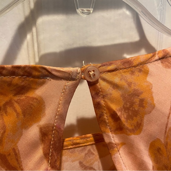 Jen's Pirate Booty Dress Womens Small Boho Chic Long Sleeve Mini Floral Festival - Picture 10 of 15